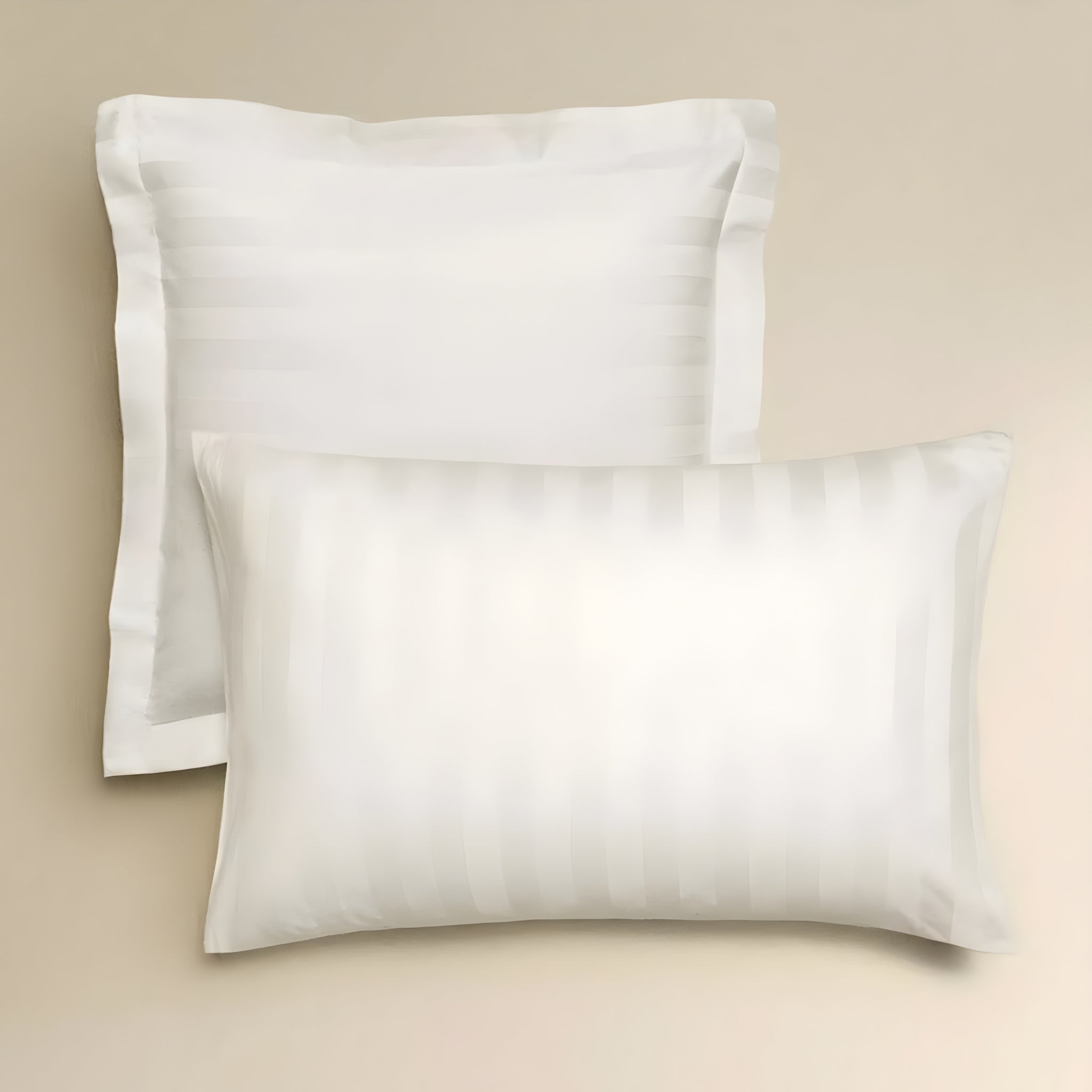 Cotton Percale Pack of Two Pillow Cases