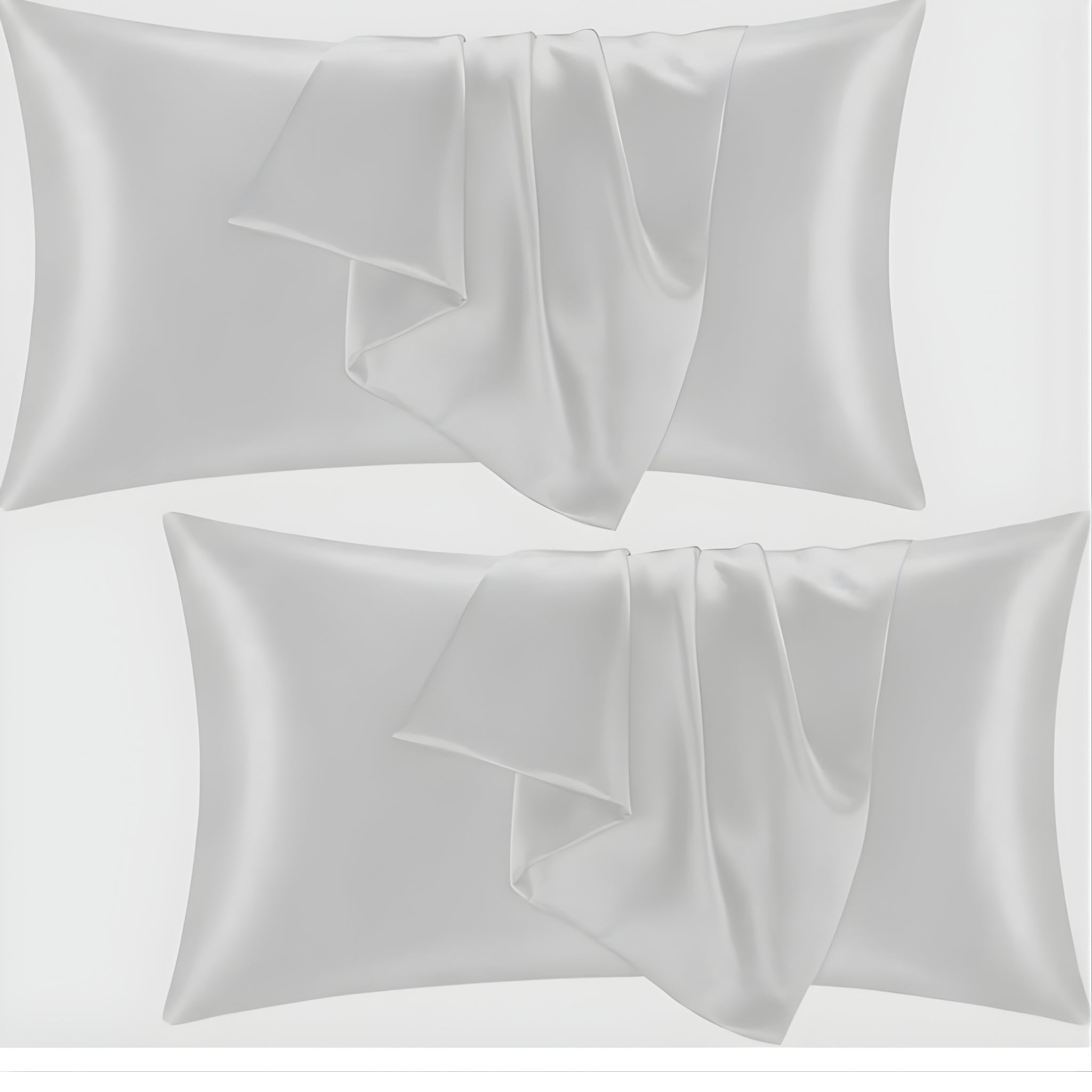 Cotton Satin Pack of Two Pillow Cases