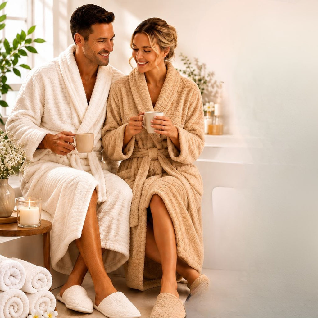 Bathrobe Set 100% Egyptian Cotton