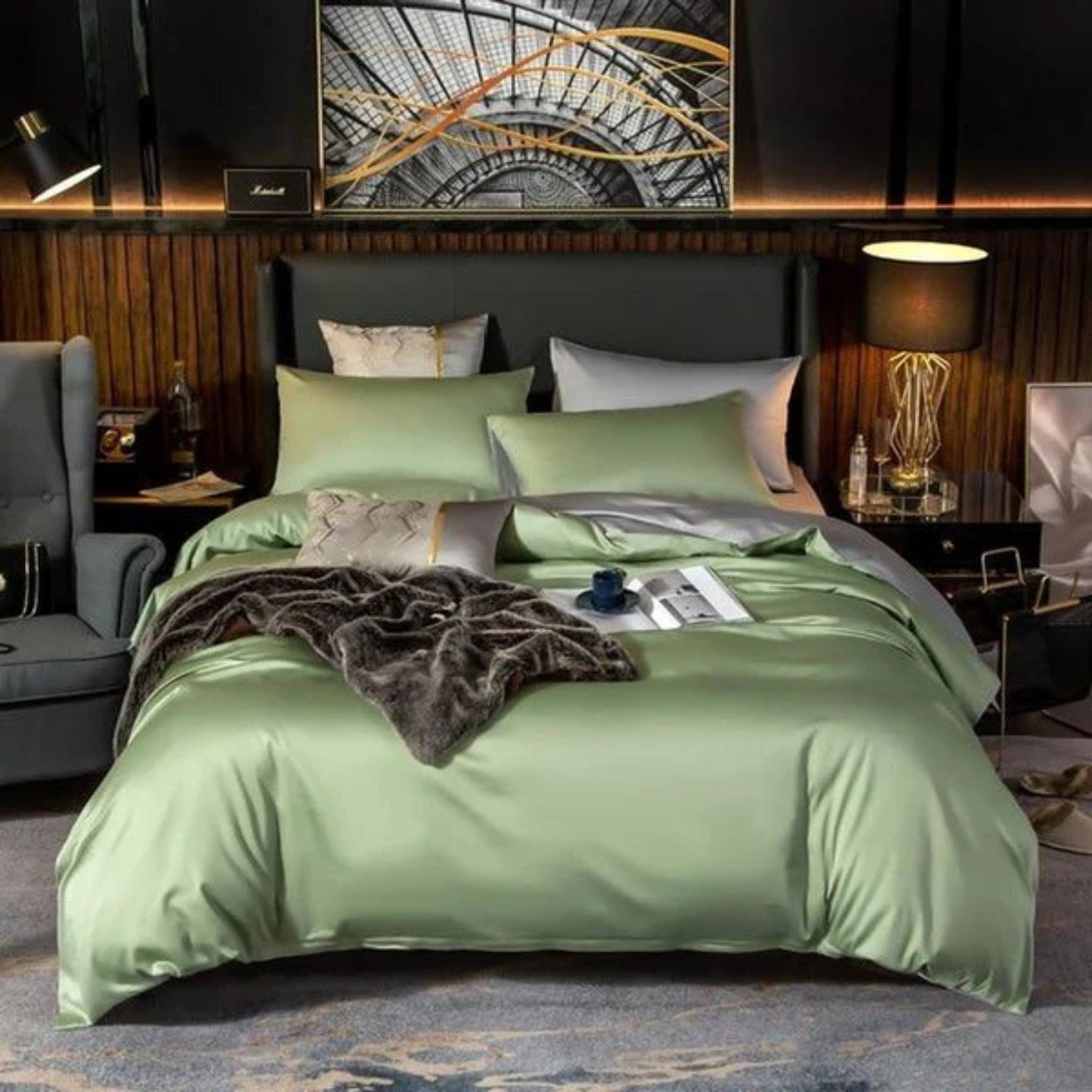 Cotton Satin Bedsheet 300TC