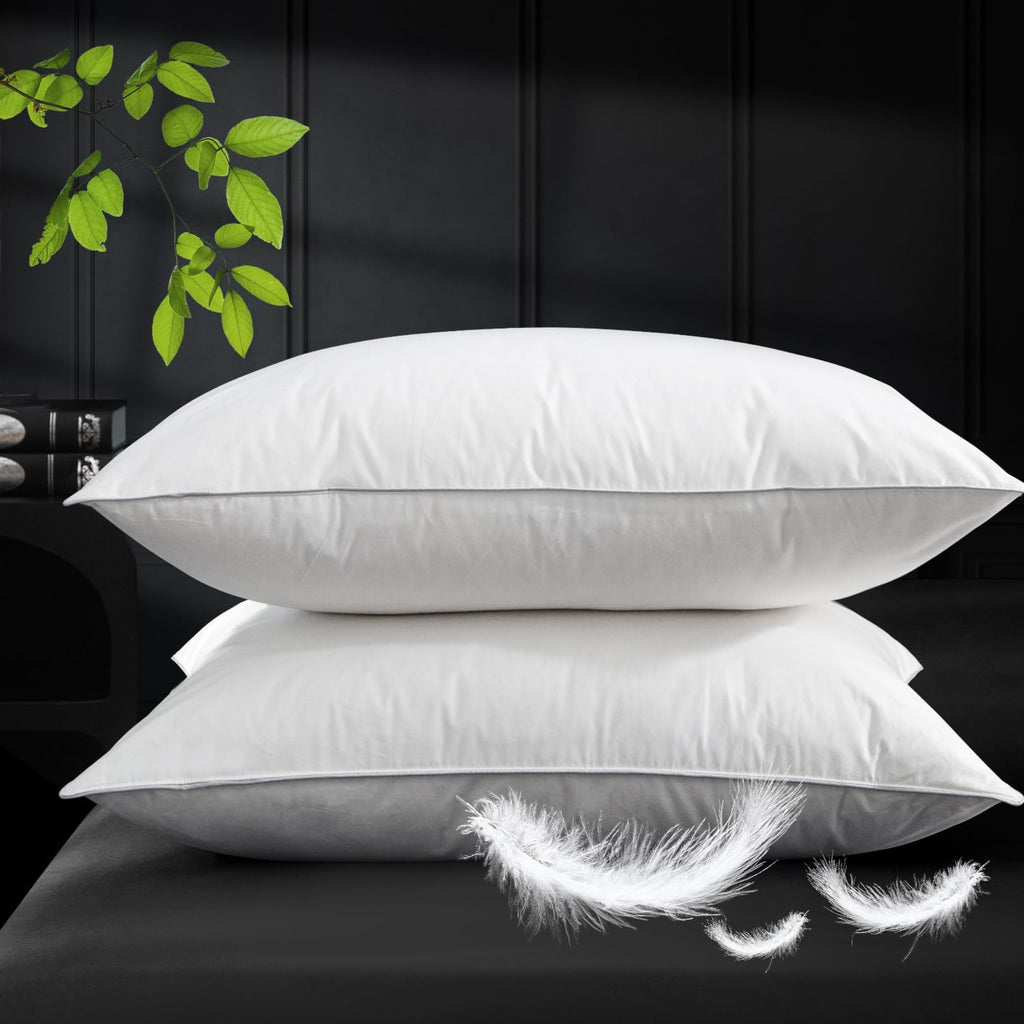 1.2 kg of 100% Duck Feather Pillows